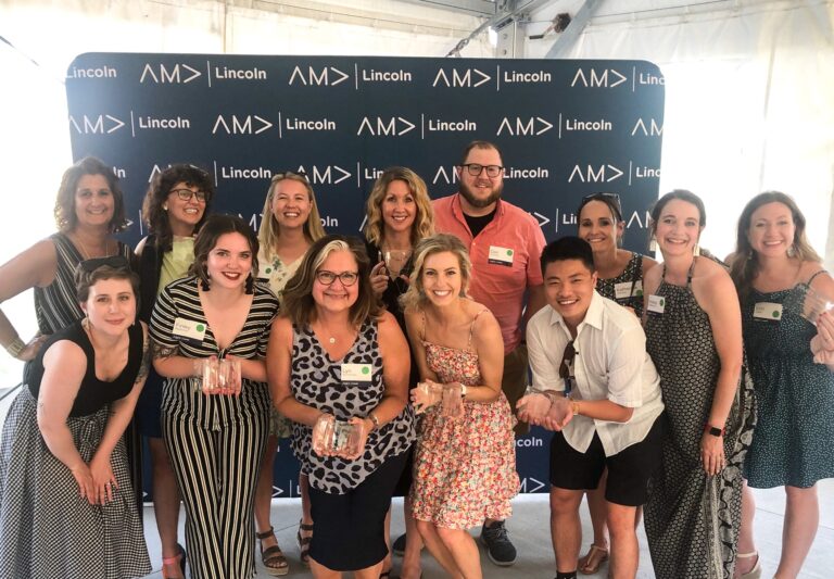 the KidGlov team at the 2021 AMA Lincoln Prism Awards