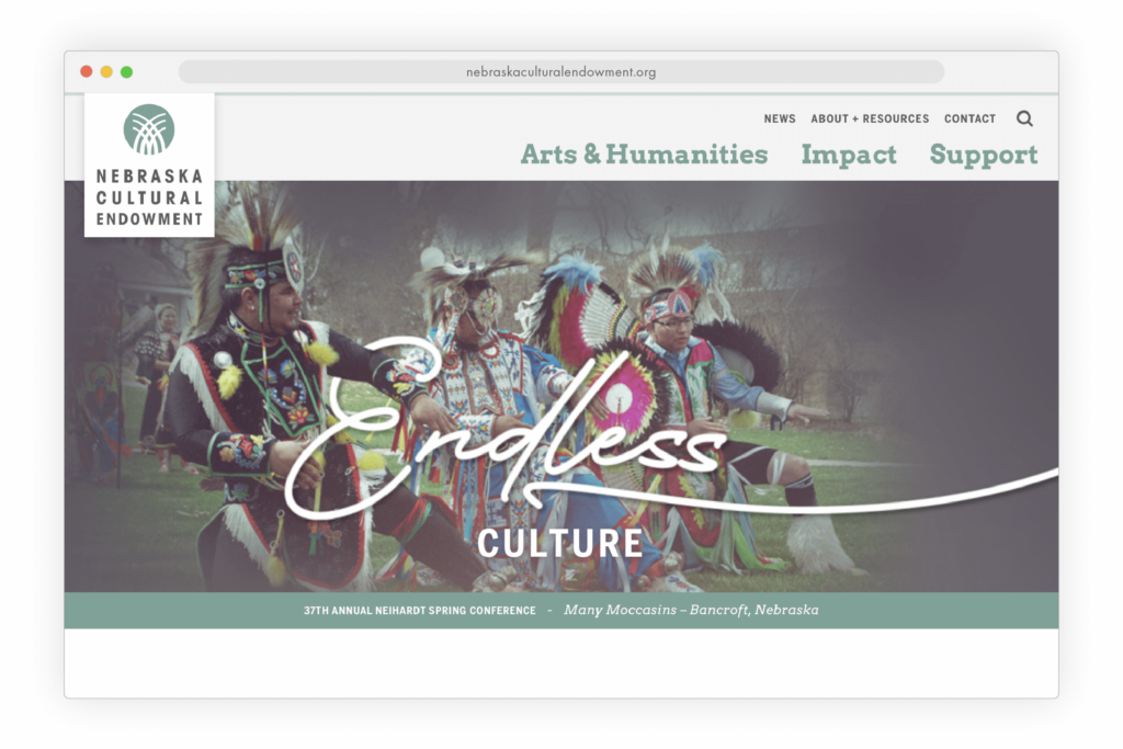 Nebraska Cultural Endowment Website