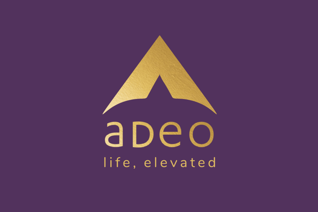 Image of the Adeo logo design.