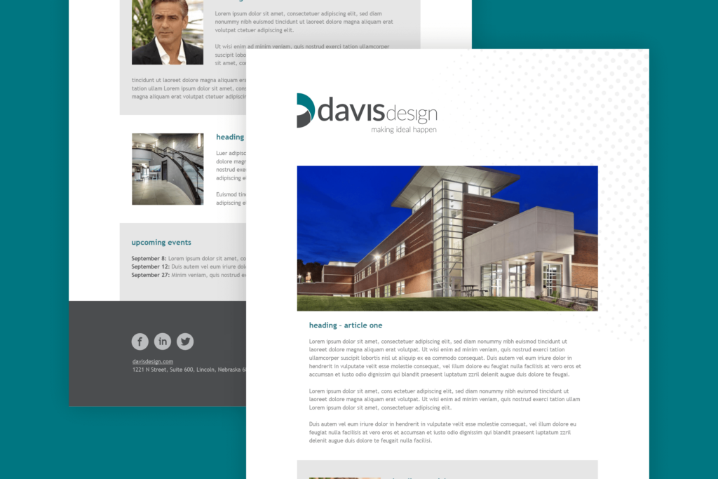Davis Design Email Template